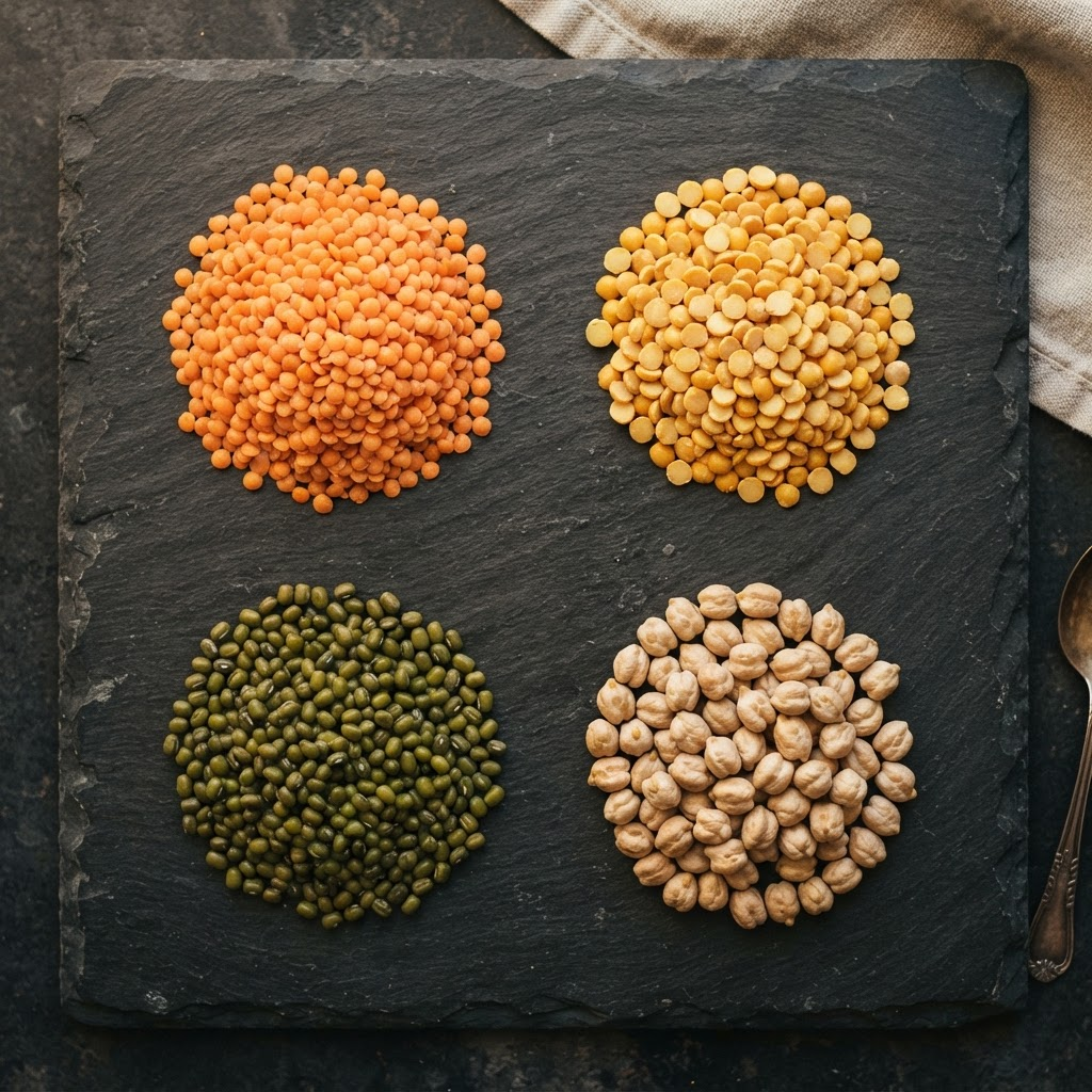 Lentils, Pulses, Dals & Peas